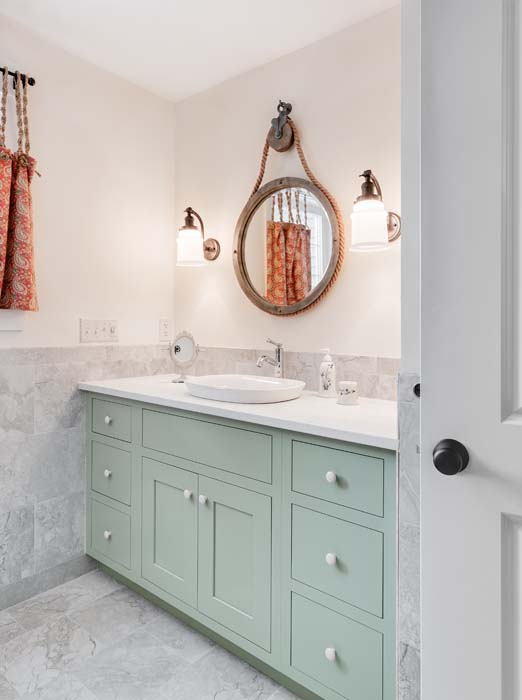 Custom bathroom vanity cabinetry from Plaistow Cabinet