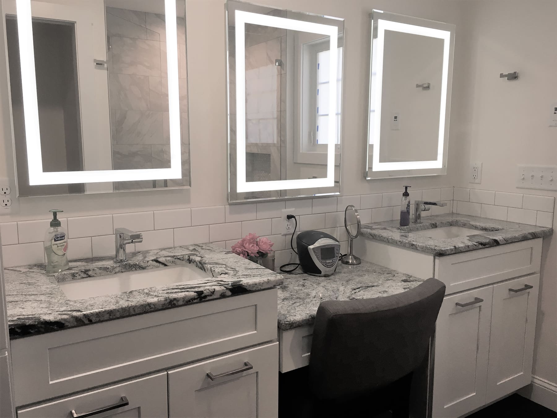 Bathroom cabinetry in Pelham, New Hampshire