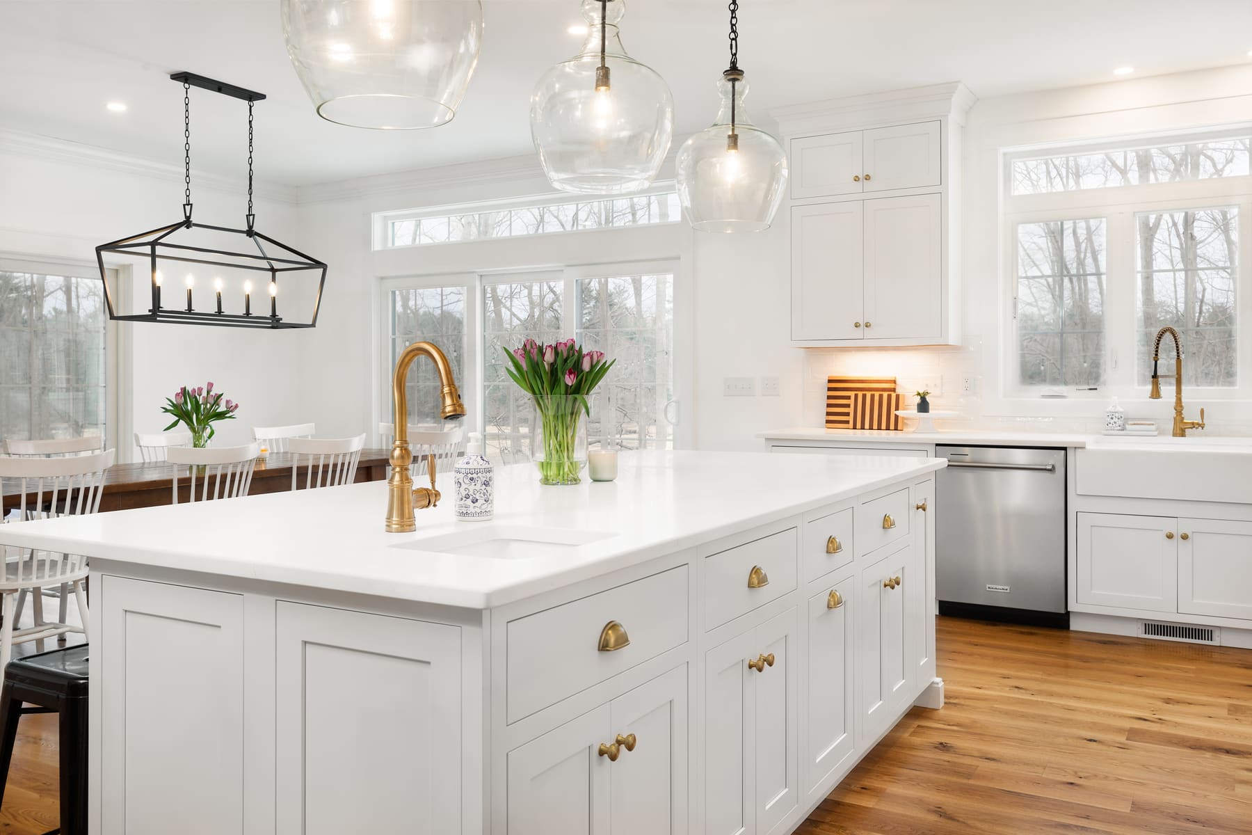 Updated kitchen cabinetry in Hampton Falls, New Hampshire