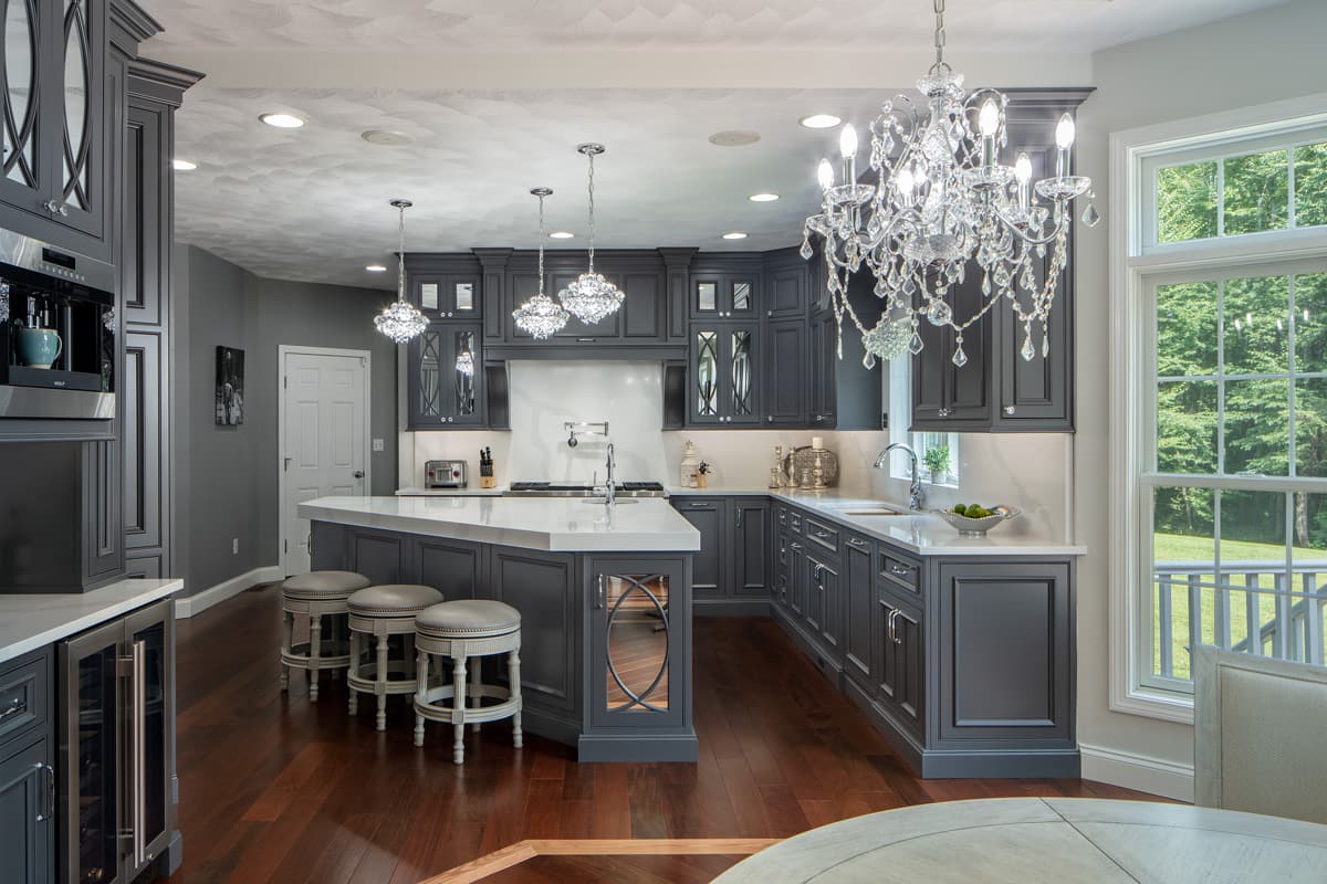 Kitchen cabinetry in Newton, New Hampshire by Plaistow Cabinet