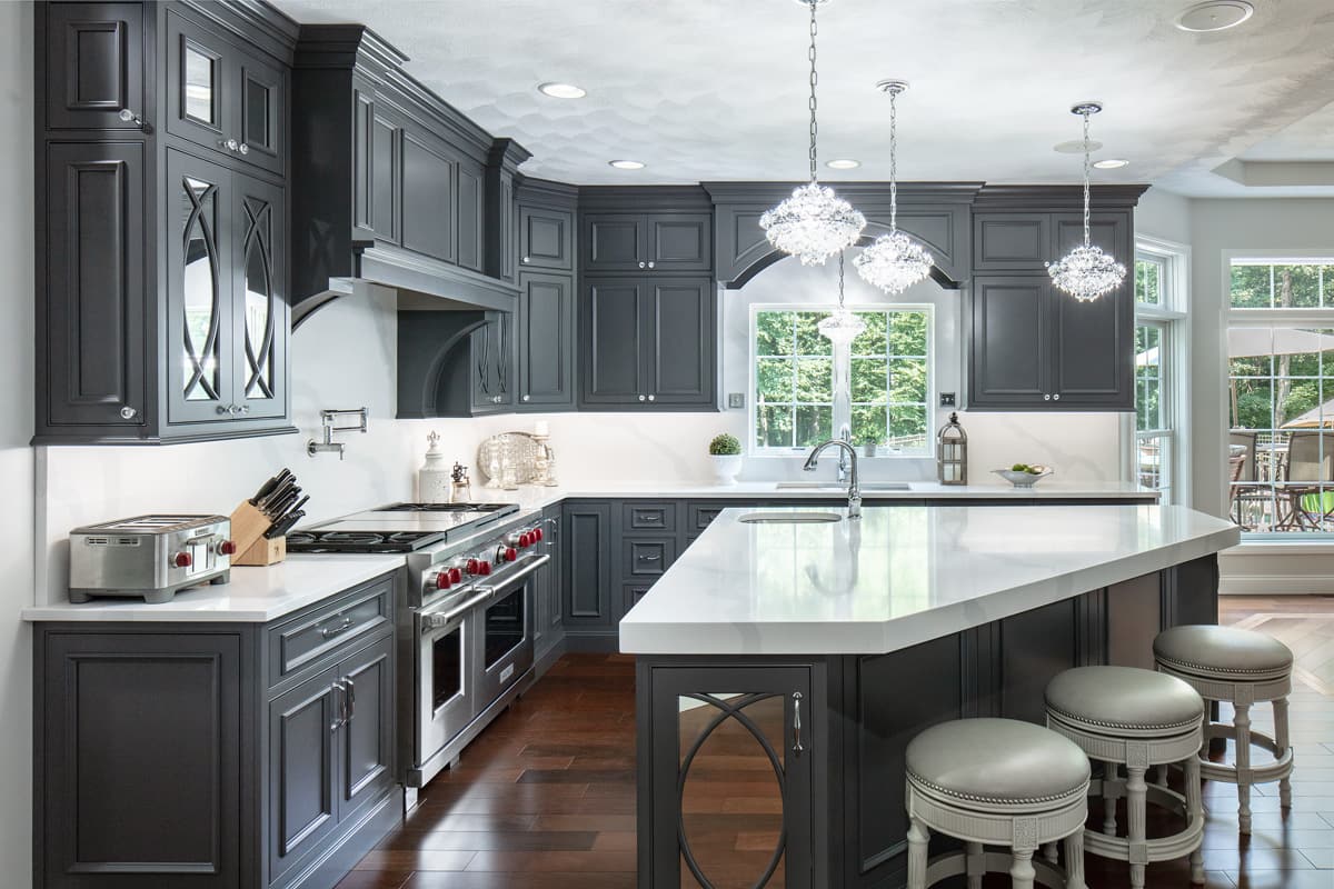 Kitchen cabinetry in Newton, New Hampshire by Plaistow Cabinet