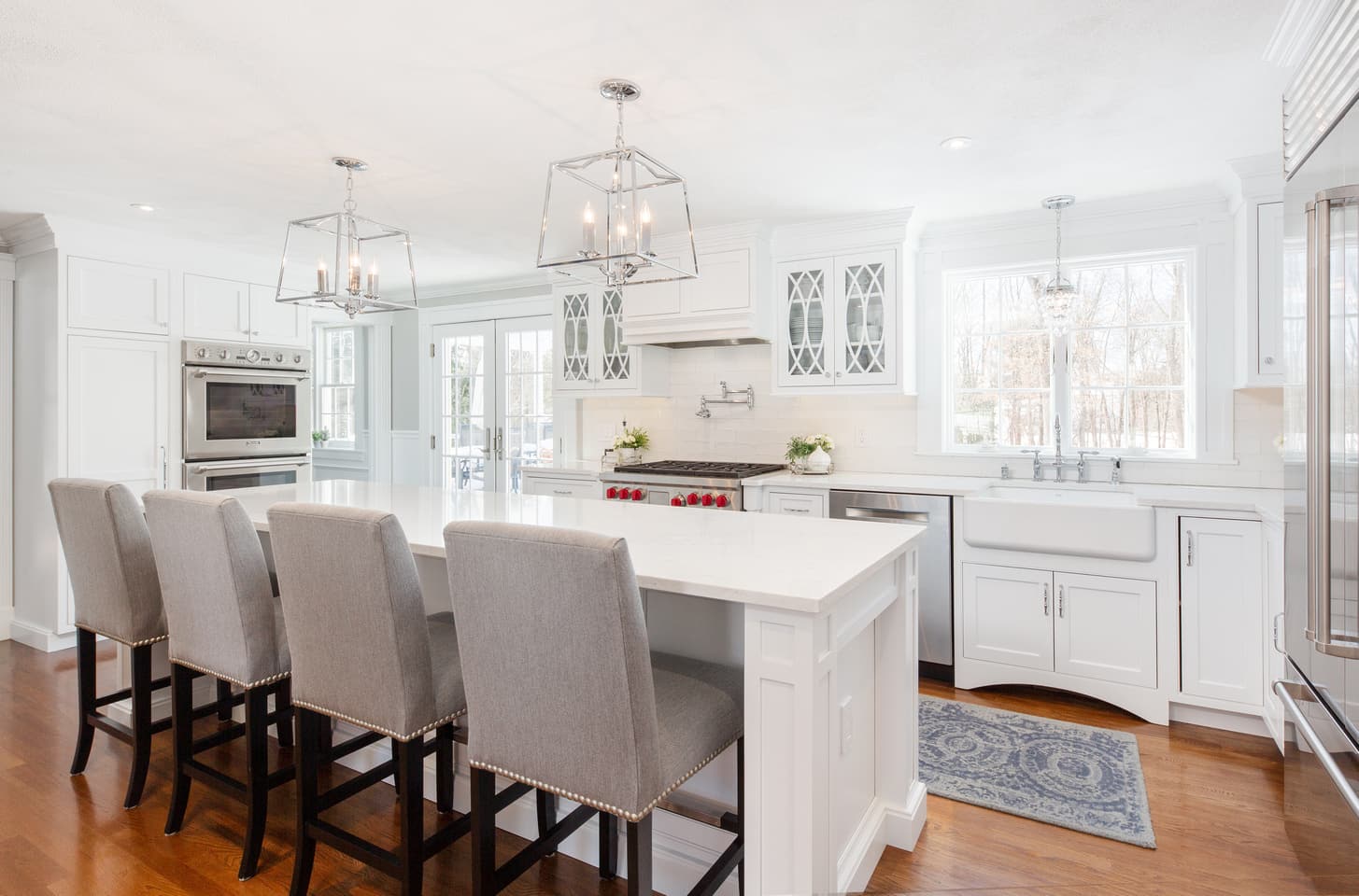 Kitchen cabinetry in a Plaistow, New Hampshire home by Plaistow Cabinet