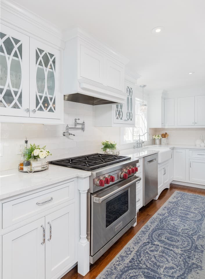 Kitchen cabinetry in a Plaistow, New Hampshire home by Plaistow Cabinet