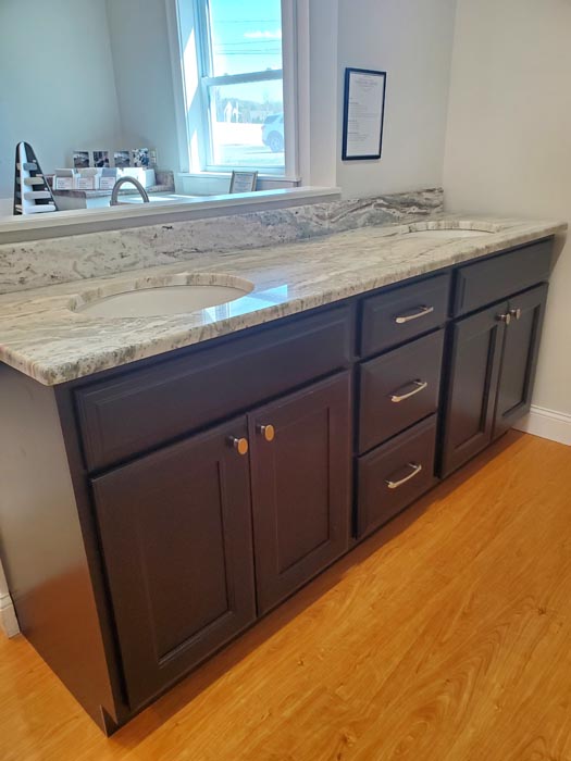 Plaistow Cabinet showroom displays at 56 Newton Road in Plaistow, New Hampshire